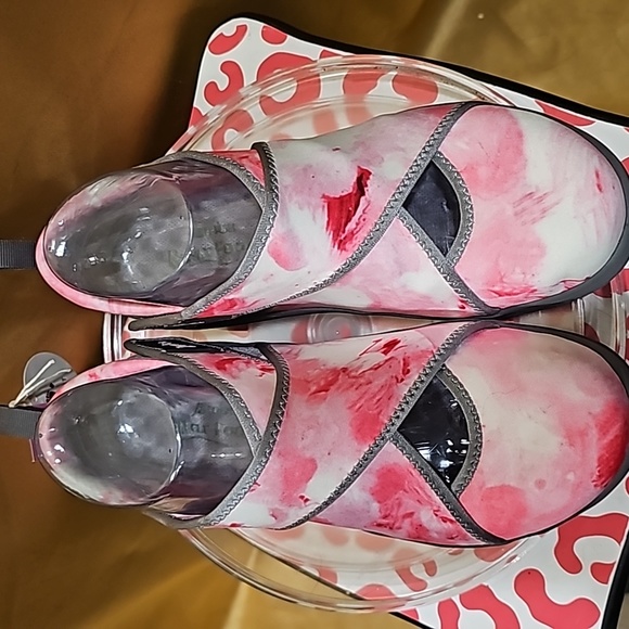 K Jambu Sneaks Pink grey 6.5 Wide fit dual velcro enclosure snug comfortable NWT - Picture 8 of 11